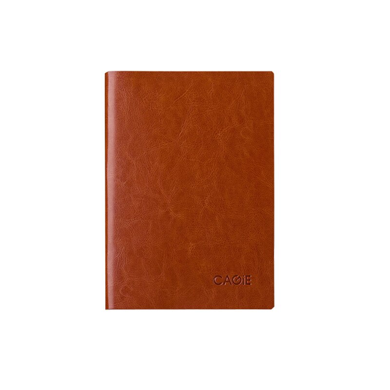 Office stationery A6/A5/B5 business notebook include line page and dot page and blank page soft pu leather notebook