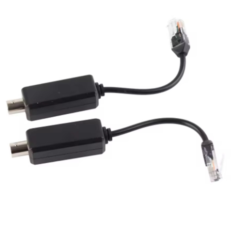 ABAC-Coaxial Transmitter Receiver Extender 1Pair 10/100Mbps 1CH Passive For IP Network For IP NVR Camera Over Coax Extender