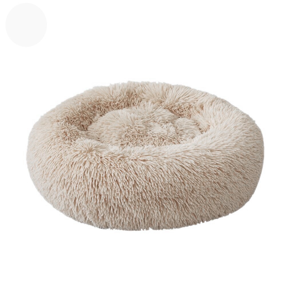 Ronde Hond Bed lange pluche Hond Kennel Wasbare Kat Huis Zachte Katoen Matten Sofa Voor kleine grote Hond Chihuahua Hond mand huisdier bed: B-8 / 39cm