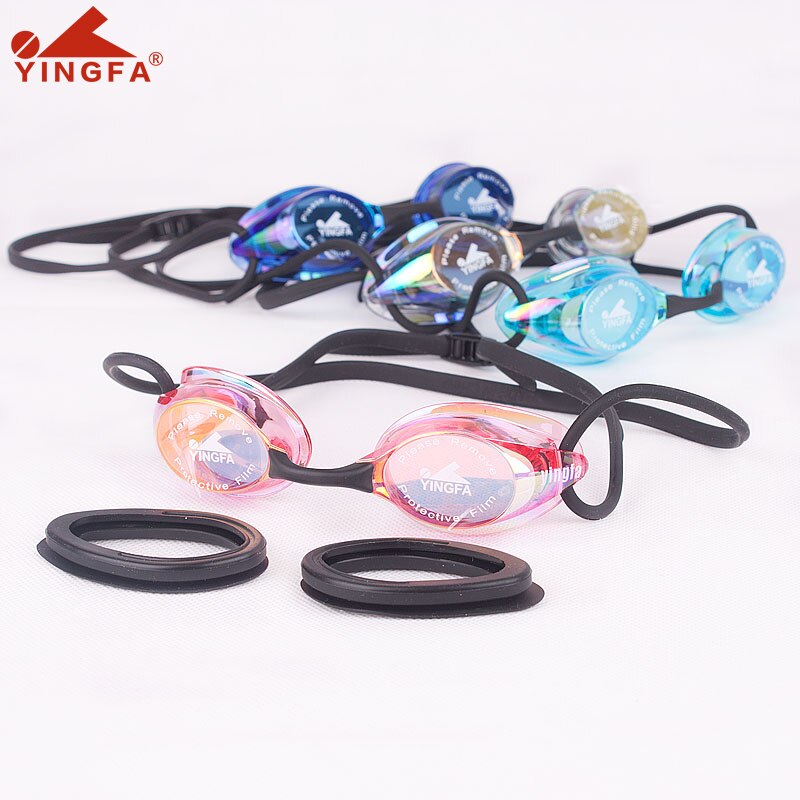 YINGFA Neue Galvanik UV Wasserdichte Anti nebel Schwimmen Brille Tauchen Schwimmen Brille очки для плавания adluts
