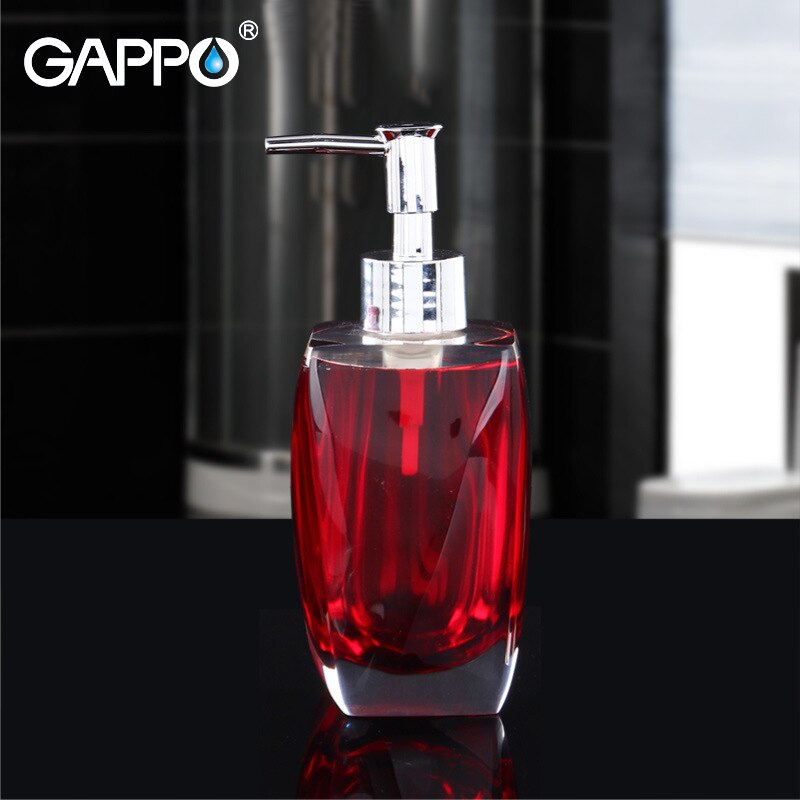 GAPPO liquid soap dispensers soaps pump imported resin Bottle Bath Shower Accessories soap dispensers bottles