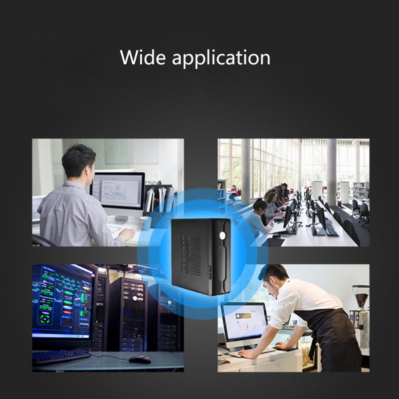 Desktop Voeding Gaming Htpc Host Behuizing Mini Itx Computer Case Chassis