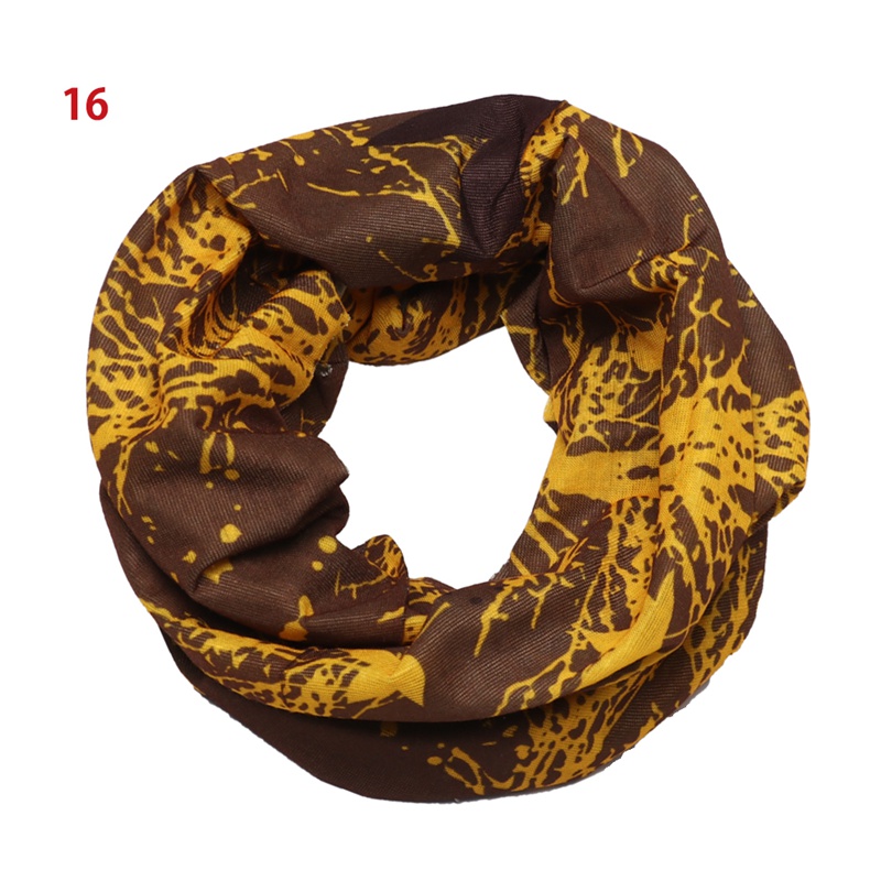 Mannen Vrouwen Kleurrijke Flexibiliteit Winddicht Fietsen Bandana Tulband Vissen Hoofdband Hoofddoek Gezicht Shield Outdoor Sport Accessoire