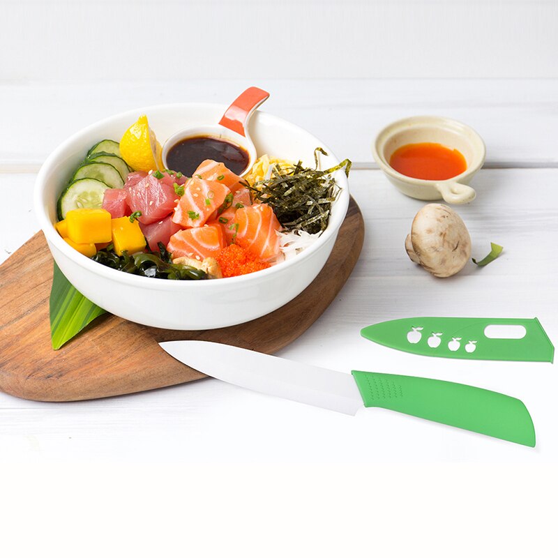 Ceramic Knives Kitchen Knives 3 4 5 6 inch Chef Knife White Blade Colorful Handle Ceramic Paring Knife Kitchen Cooking Tools