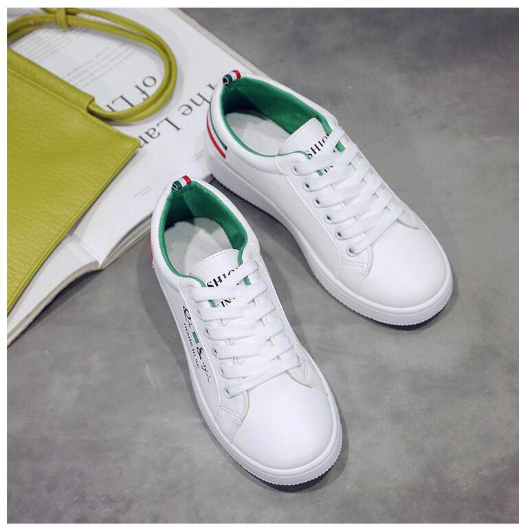 Witte schoenen vrouwelijke voorjaar Koreaanse mode schoenen platte met vrouwen schoenen