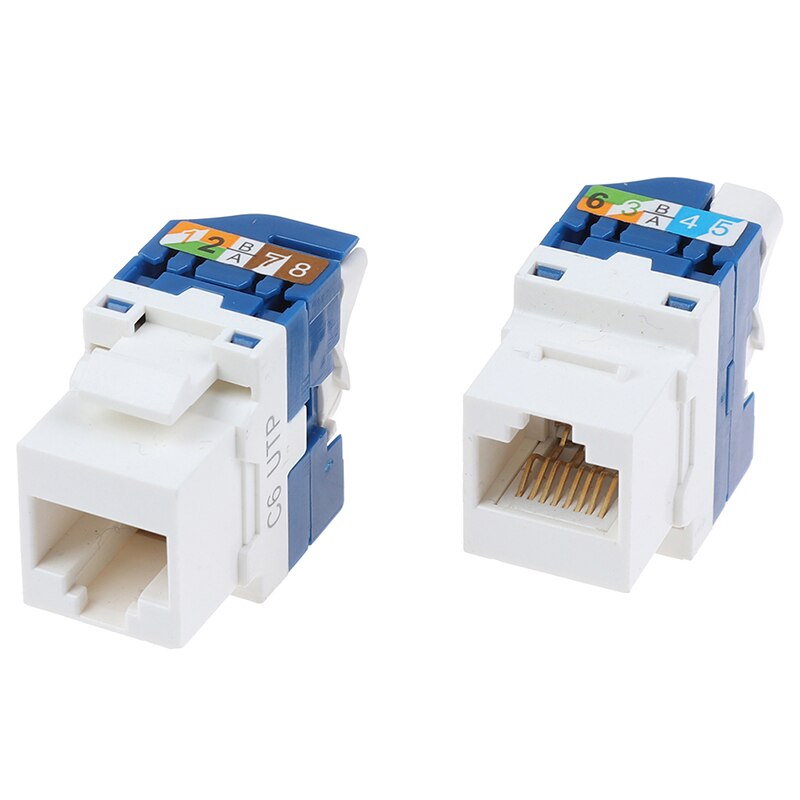 1Pc Cat6 Network Rotation Information Module RJ45 Computer Module For Network