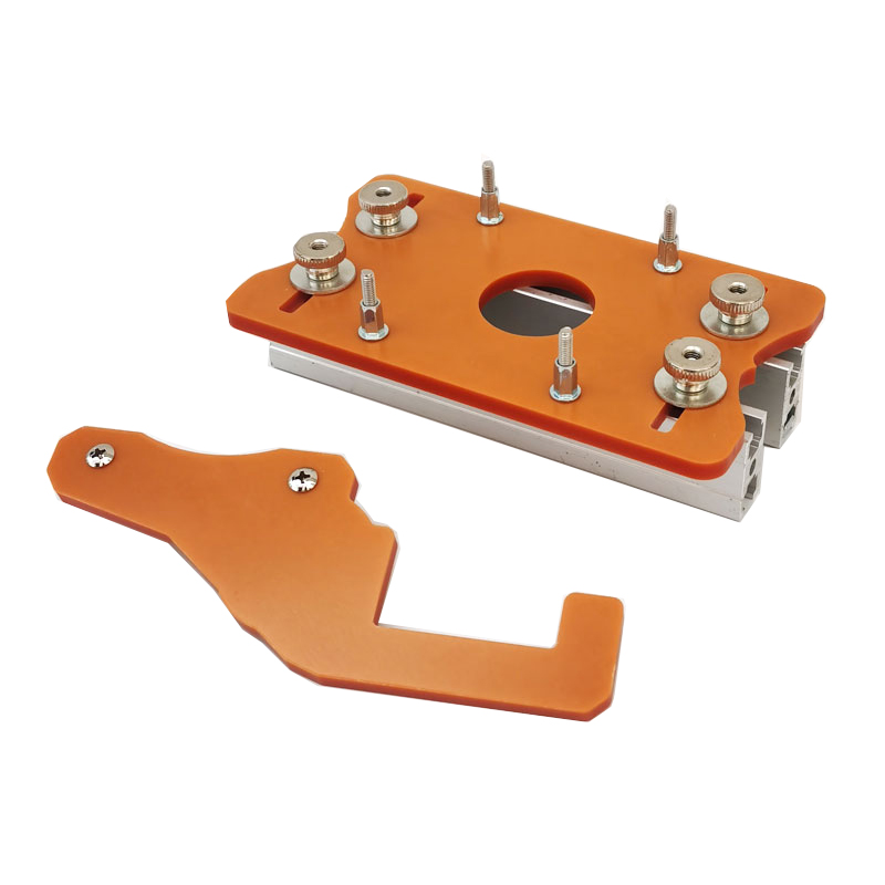 Woodworking 2 in 1 Invisible Buckle Hole Punch Locator Trimming Machine Slotting For Cabinet Wardrobe Furniture Connecting: Set C