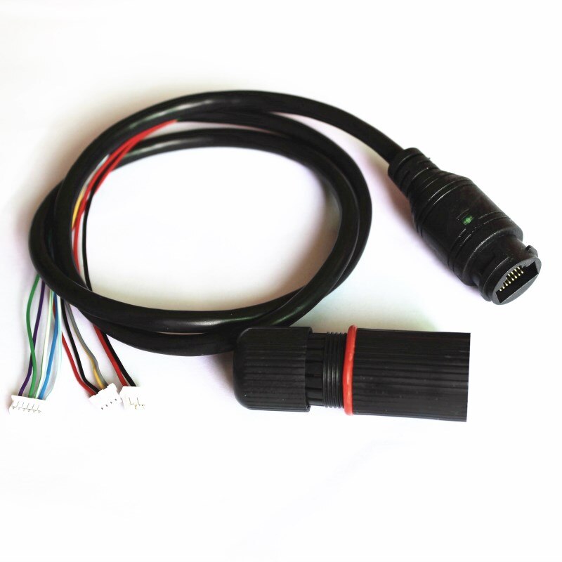 2 stücke CCTV POE IP netzwerk Kamera PCB Modul Video Energie kabel, 60cm lang, RJ45 weibliche anschlüsse mit Terminlas
