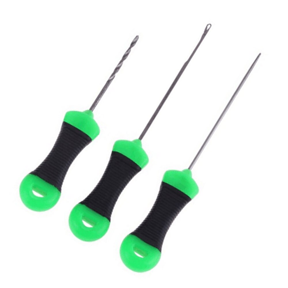 Kit d'outils pour la pêche à la carpe 3 en 1, ensemble de leurres pour attraper des poissons, matériel pour pêcher des carpes, Set Combo noir-vert