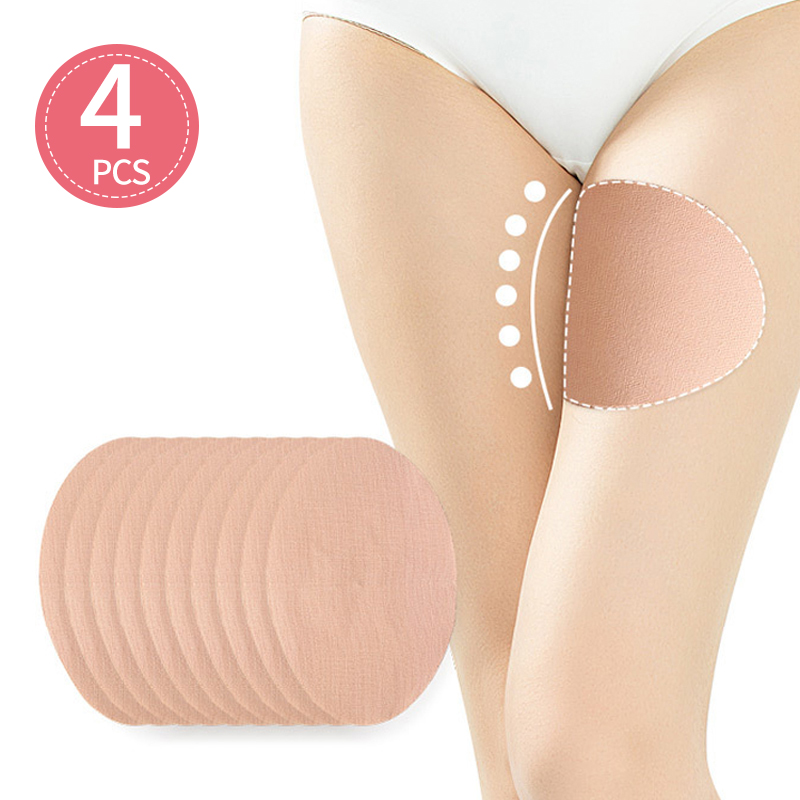 Cinta antifricción para el muslo, almohadilla Invisible para el muslo, absorción del sudor, alivio del dolor, cuidado corporal, deporte al aire libre, parche antidesgaste para el muslo, 20-2 uds.: Beige