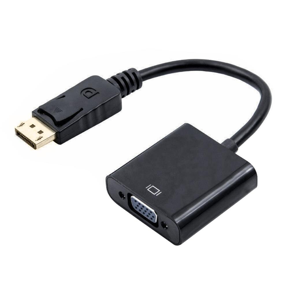DisplayPort Display Port DP to VGA Adapter Cable Male to Female Converter for PC Computer Laptop HDTV Monitor Projector