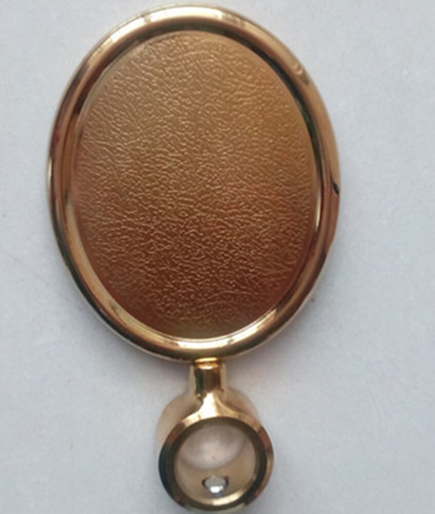 Ølhane-etiketstøtte, metallisk medaljon