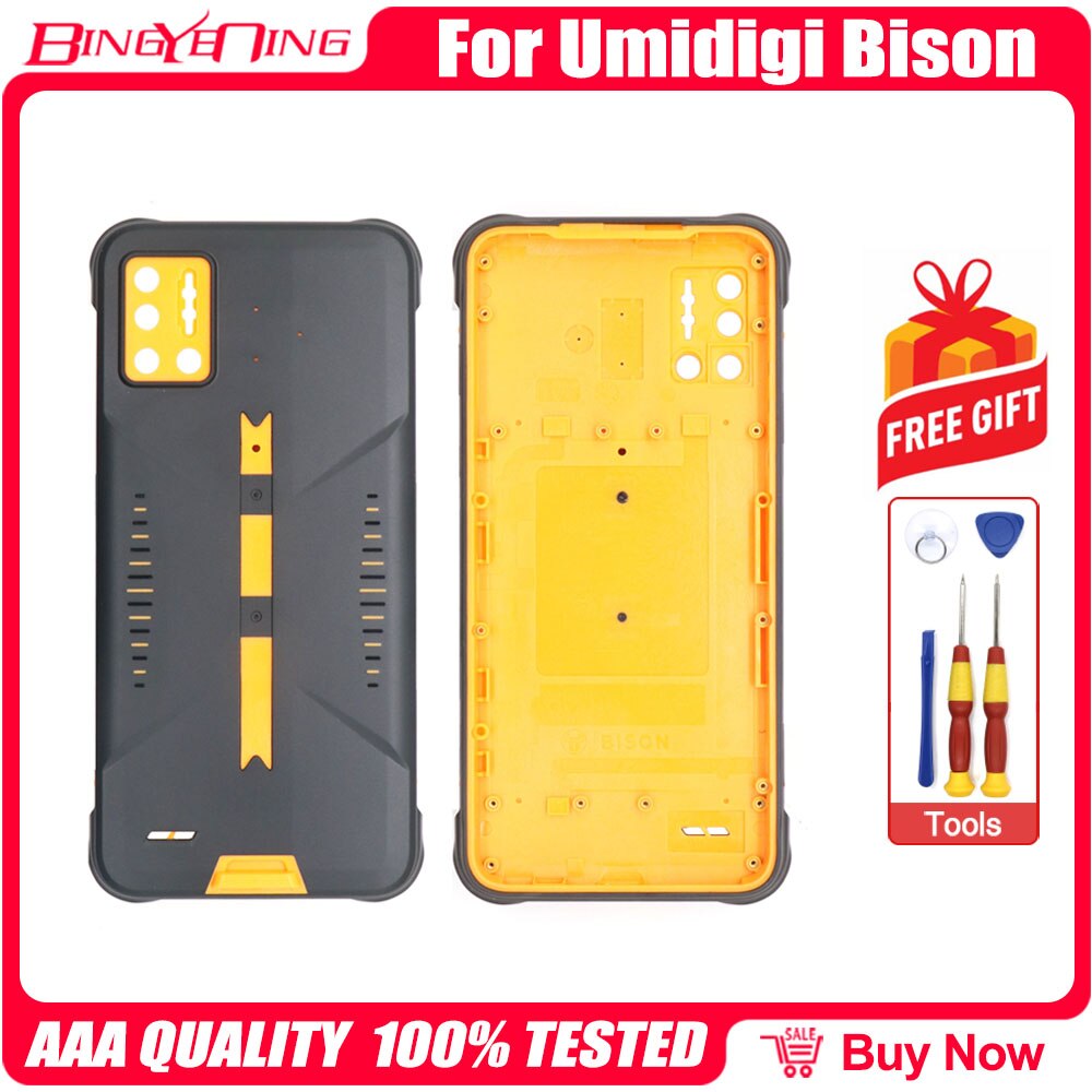 BingYeNing For A5 Pro A7 Pro A9 Pro Battery Cover Back Housing For Umidigi S5 Pro Bison Battery Cover