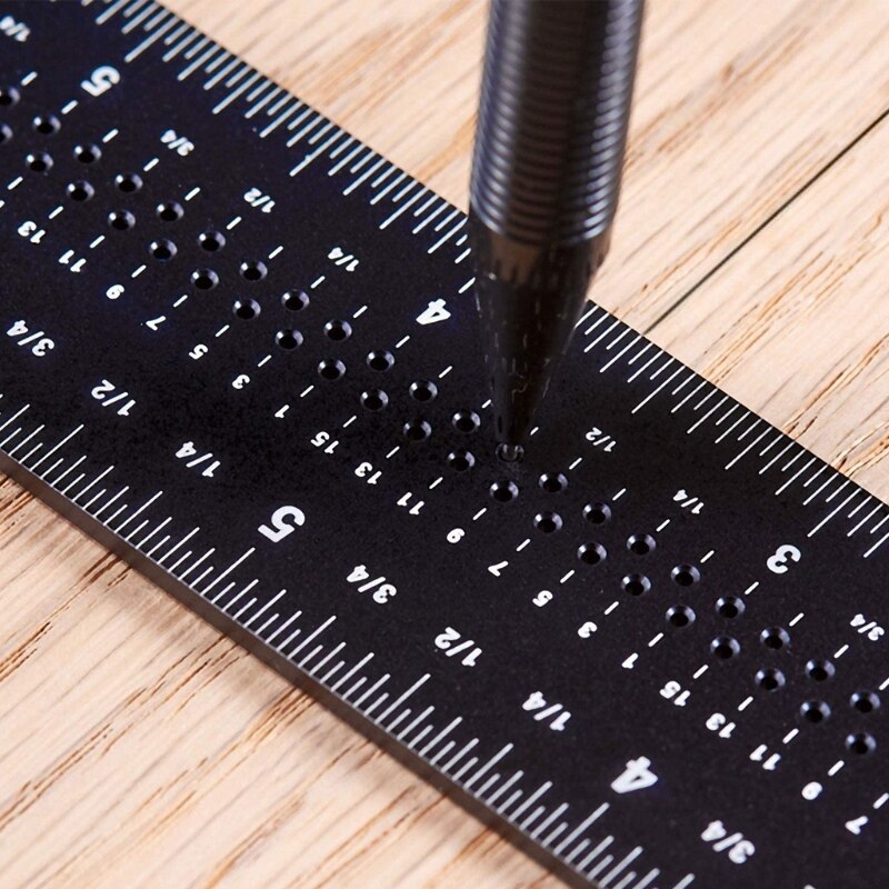 Aluminum Signature Precision Square L Shape Measurement Ruler for Measuring Marking Woodworking Carpenter Tool