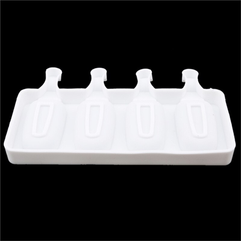 Homemade Food Grade Silicone Ice Cream Molds Ice Lolly Moulds Freezer Ice Cream Bar Molds With Popsicle Sticks Eco-Friendly