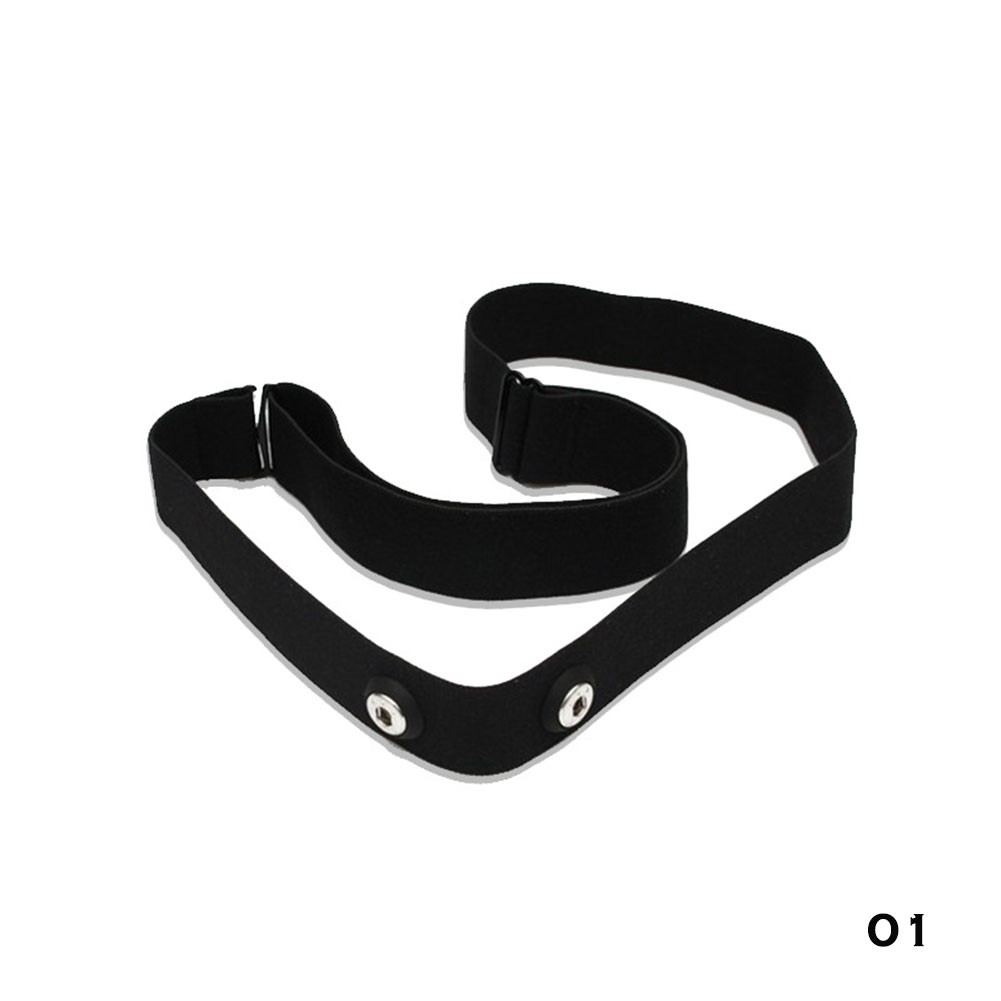 Heart Rate Monitor Sport Running Sensor Adjustable Chest Strap For Wahoo Garmin Polar Connected Outdoor Band: Black(only belt)