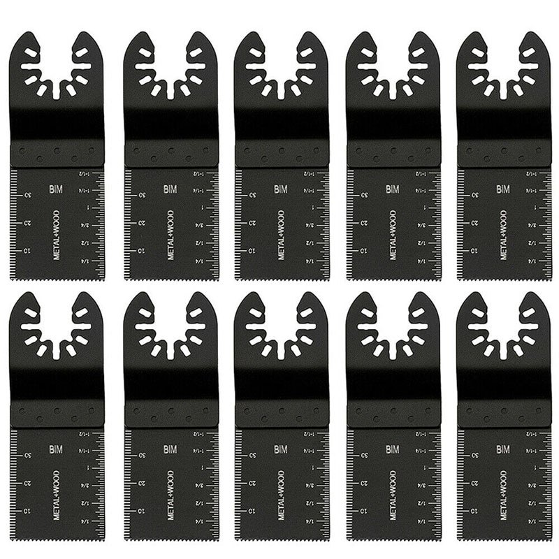 10 Pcs Oscillerende Multi Tool Zaagbladen Voor Fein Multimaster Vernieuwer Dremel Snijden Hout Zaagblad Power Tool Accessoires