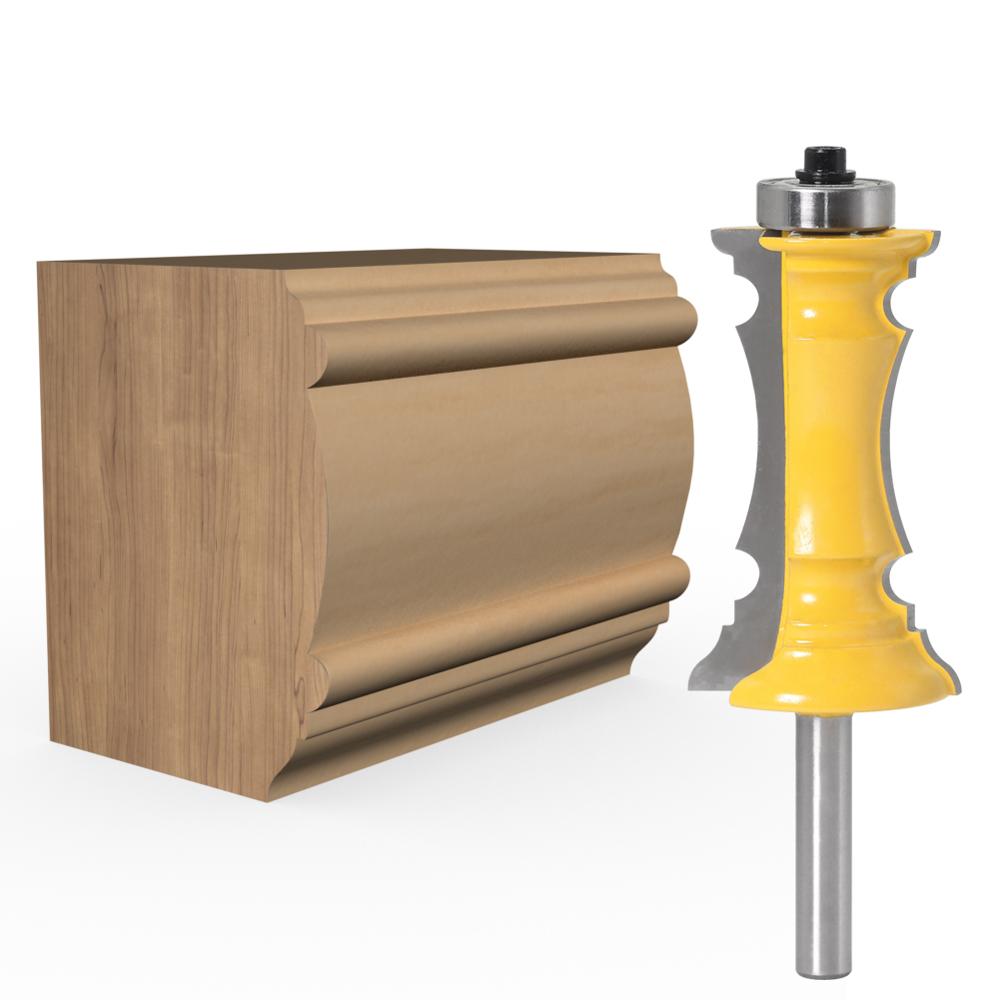 1pc 8mm tige 38mm 64mm onglet cadre moulage routeur Bit ligne couteau porte couteau Tenon Cutter pour outils de travail du bois