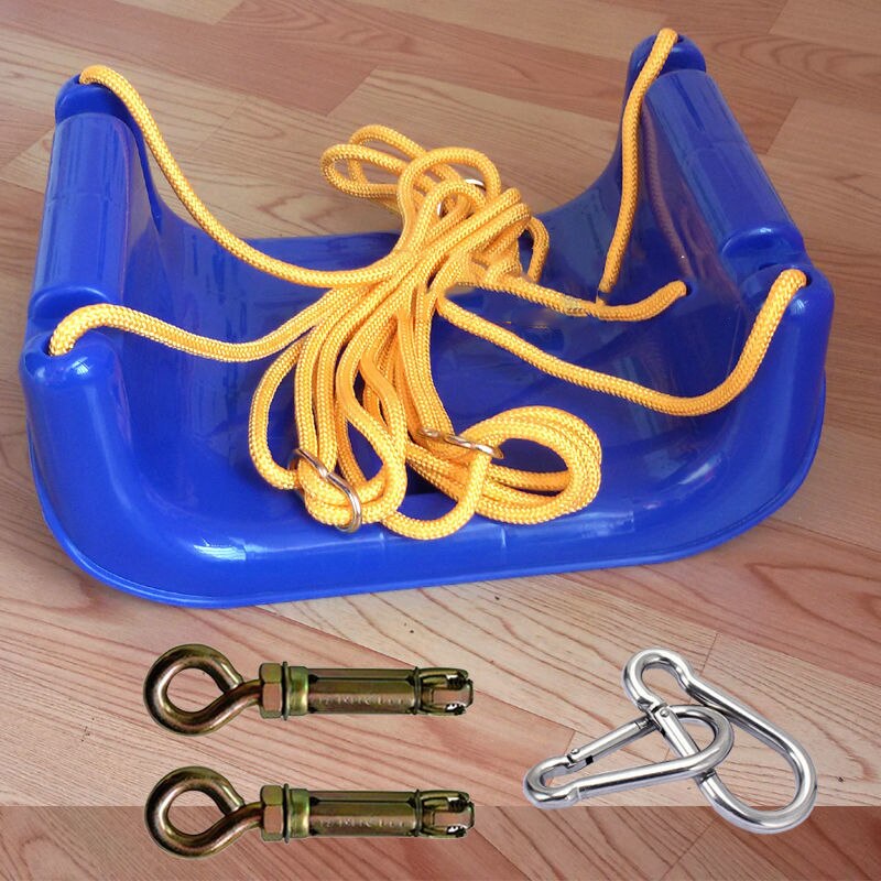 Sede dura Bambino Bambini Stabile Da Giardino IN PVC Altalena Appesa Altezza del Sedile Regolabile per Indoor/Outdoor Gioco della Scheda di Gioco Altalena sedia: VIOLA