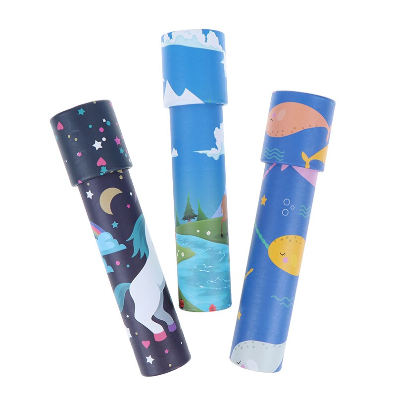 Giocattoli classici Caleidoscopio Magico di Rotazione Mondo Colorato Giocattolo per I Bambini Autismo Bambini di puzzle del Giocattolo di Regalo di colore Casuale