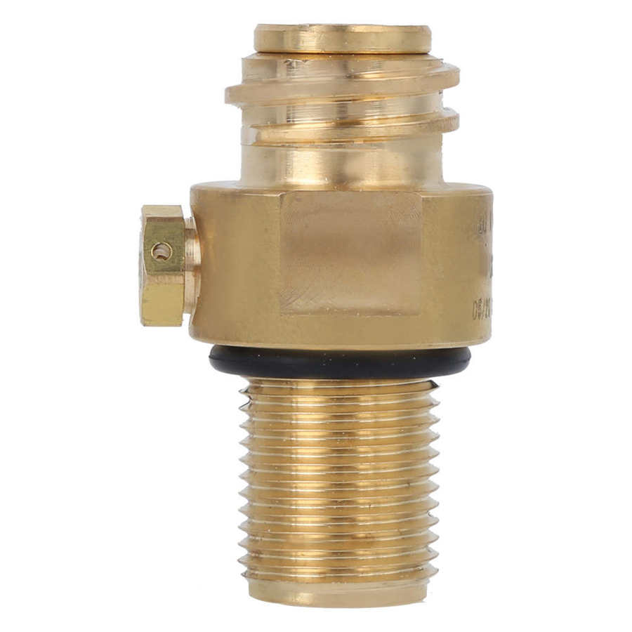 CO2 Valve Adapter CO2 Valve Adapter Thread Converter Replacement Part Brass M18 x 1 5 for Water Machine CO2 Valve