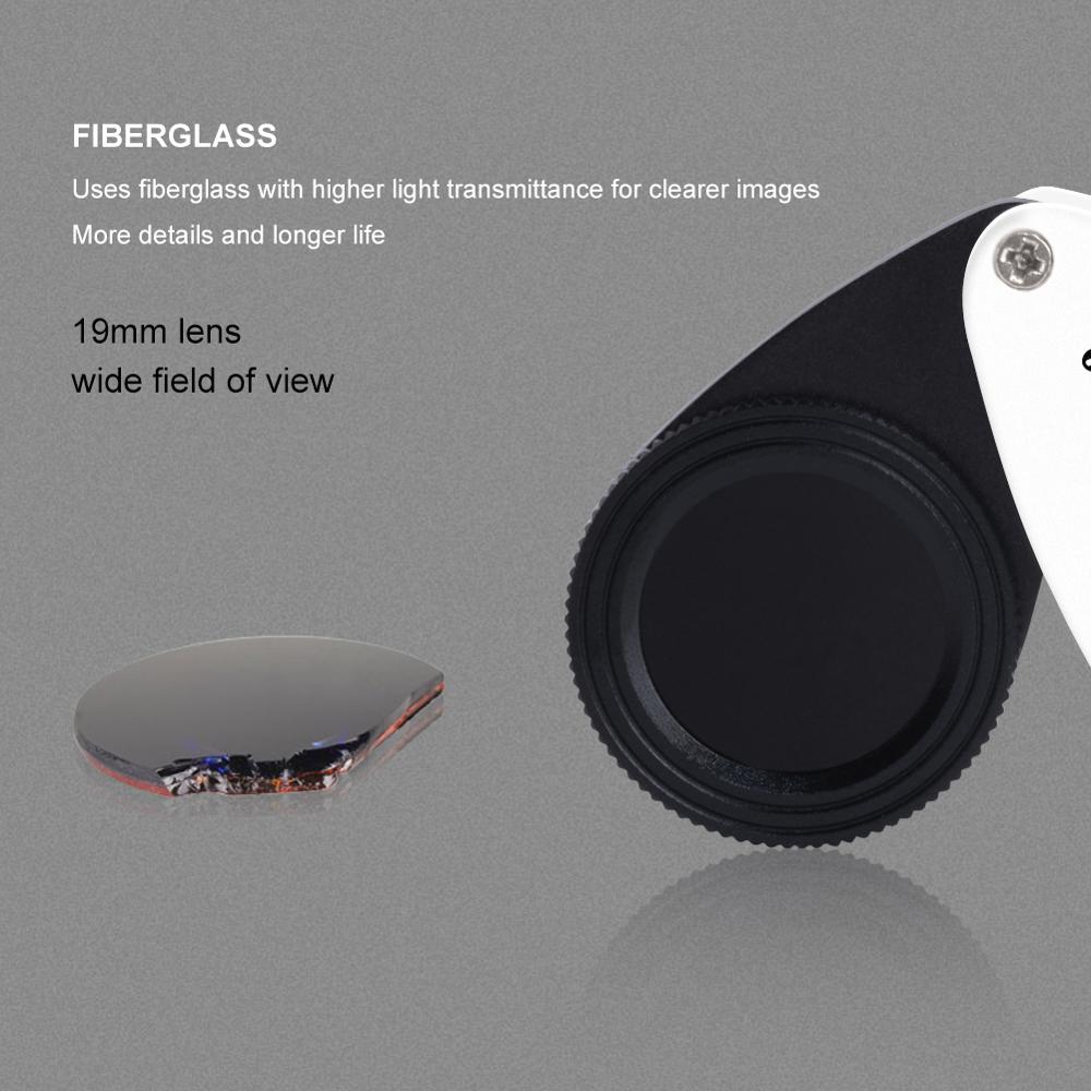 Yieryi pliable jadéite filtre gemme émeraude Identification pierre gemme testeur rouge et rose gemme identifier bijoux outil d'évaluation 35X