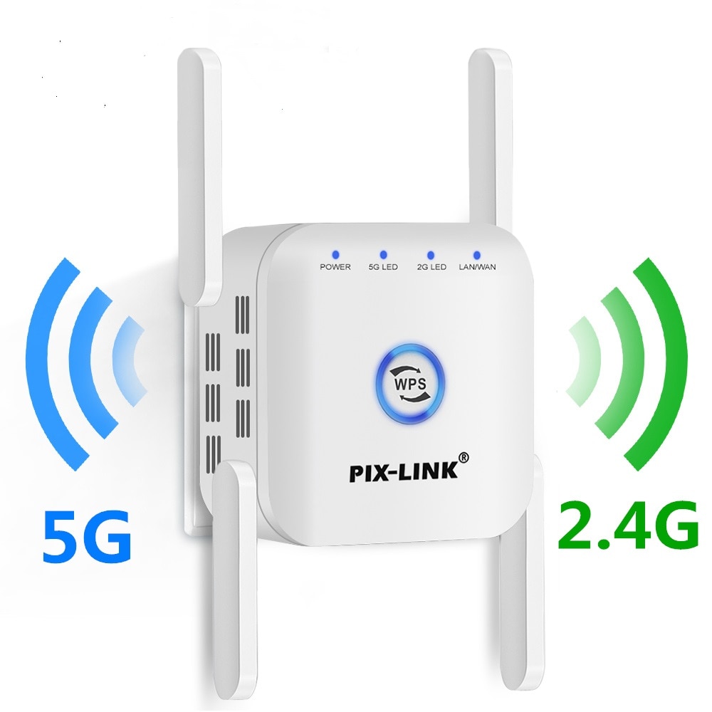 5G WiFi Repeater Wireless WiFi Amplifier Signal 5Ghz Wi Fi Long Range Extender Access Point 1200Mbps Booster Home Wi-Fi Internet