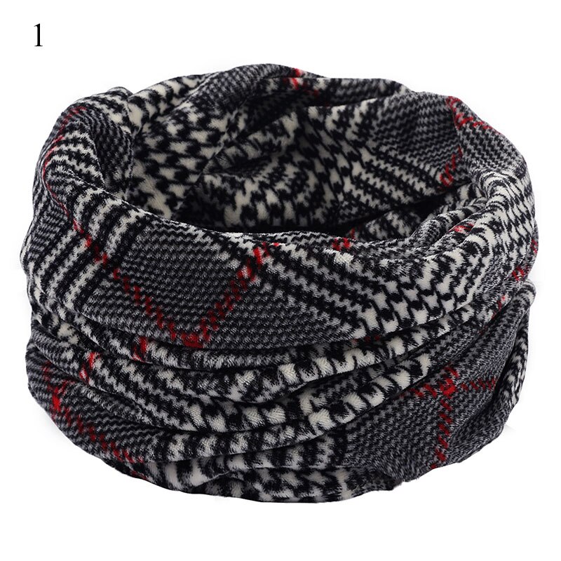 Women Men Knitted Snood Scarf Infinity Scarves Autumn Winter Warm Comfortable 2 Circle Ring Scarf Luxury Brand Neck Scarves