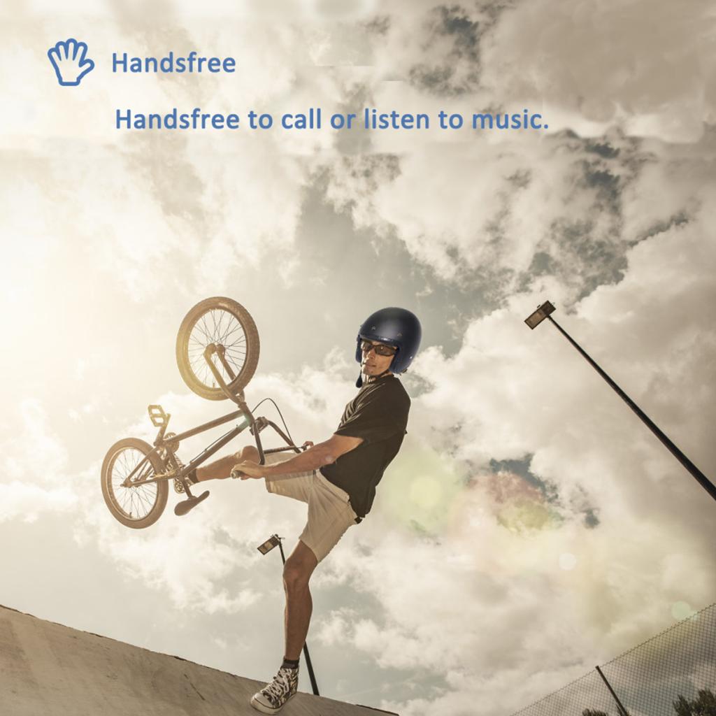 Motor trådlöst bluetooth headset, motorcykelhjälm hörlurar hörlurar högtalare, handsfree