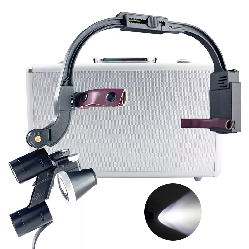 2.5x 3.5Xdental Loupe Vergrootglas Led Koplamp Voor Vergroting Binoculaire Loepen 5W Licht Dentisit Koplamp Laboratoriumapparatuur