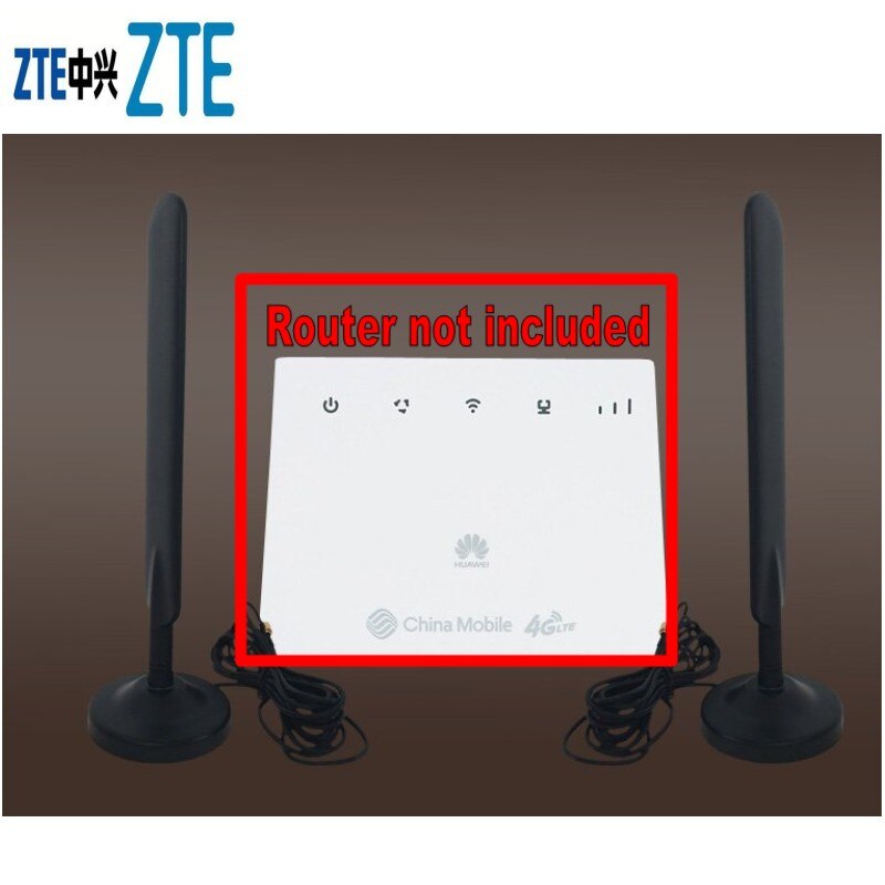 2x SMA Port ZTE Mf253s 4G LTE antenne CPE pour Huawei B310/B315 routeur antenne