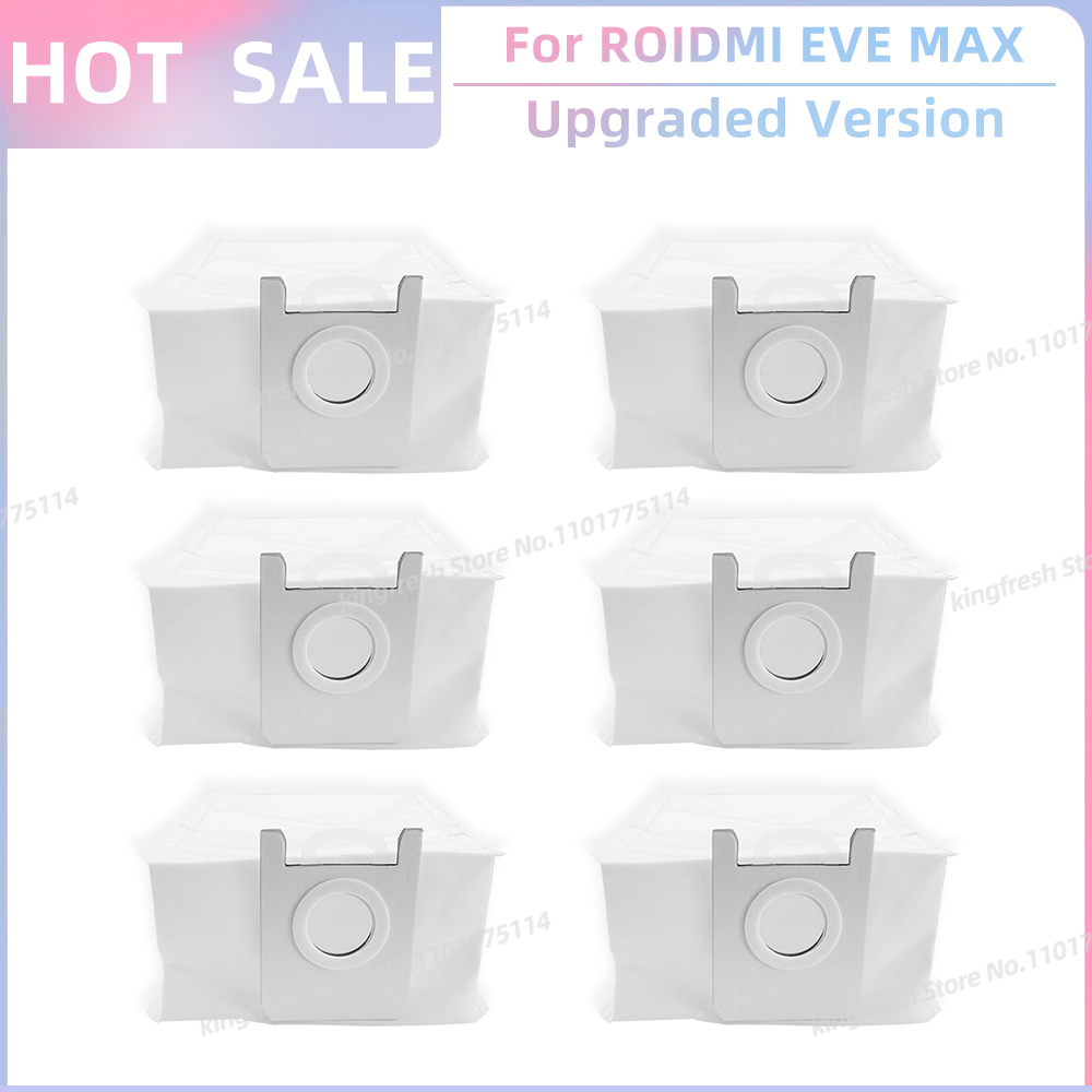 Compatible For ( ROIDMI EVE MAX ) Vacuum Parts Main Roller Side Brush Dust Bag Accessories: Dark Grey