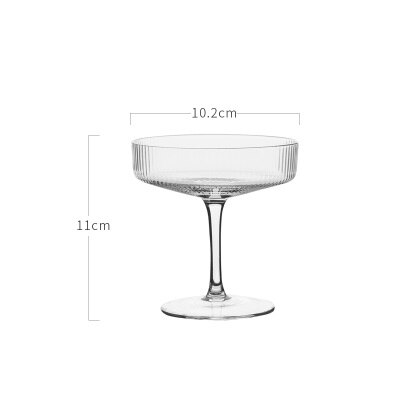 Copa de postre de estilo nórdico Ins, Copa Simple de vidrio para cóctel, copa de postre, tazón de helado, platos hondos fríos: 1pcs