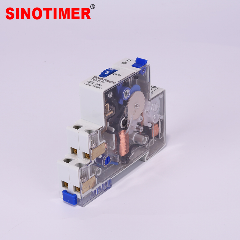 7 Minuten 20 Minuten Interval Fabriek Prijs 18Mm Enkele Module Din Rail Trap Tijdschakelaar Voor Trap Verlichting Controles