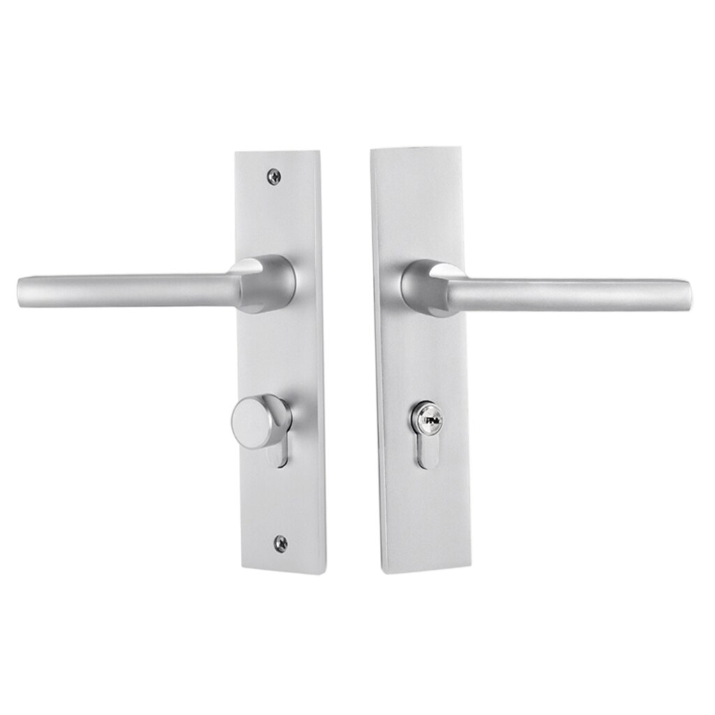 Door Handle Lock Front Back Lever Lock Bathroom Bedroom Door Handles #1: G
