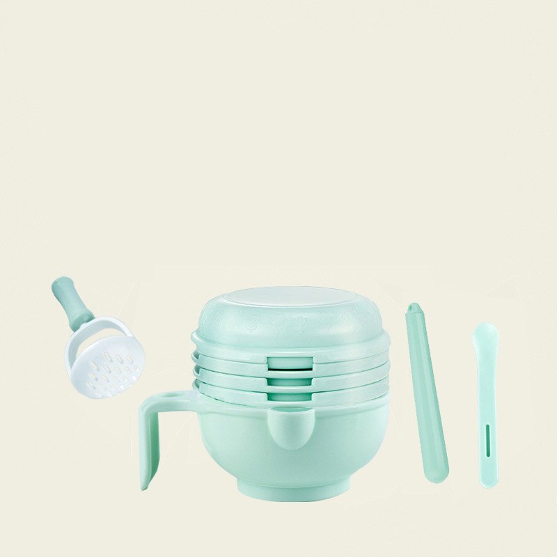 Baby Grinding Food Supplement Feeding Grind Food Dishes Hygiene Kit Infants Handmade Manual Plate Cooking Tools