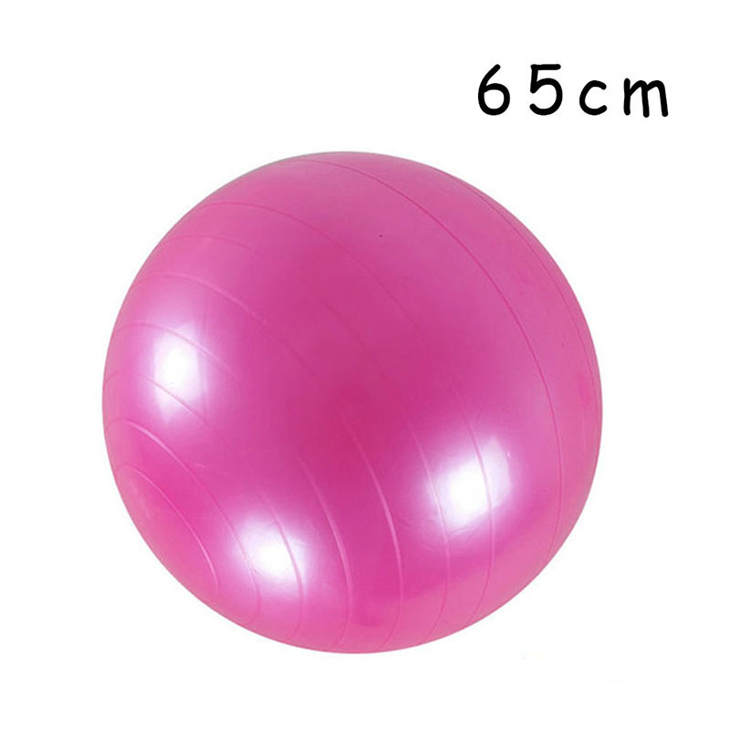 65Cm Pvc Fitness Ballen Yoga Bal Verdikte Explosieveilige Oefening Home Gym Pilates Apparatuur Balance Ball: 65cm Pink