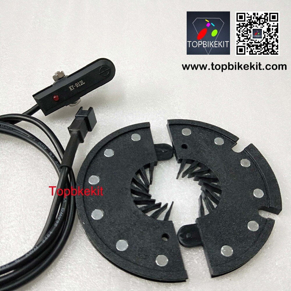 Ebike Onderdelen KT D12L Dual Hall Sensor Signalen Eenvoudige Installatie PAS Voor Ebike 12PAS met SM3A + 80cm lengte