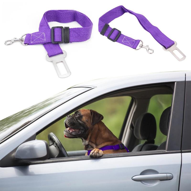 Voertuig Auto Pet Dog Seat Belt Puppy Veiligheid Veiligheidsgordel Hond Harnas Lead Clip