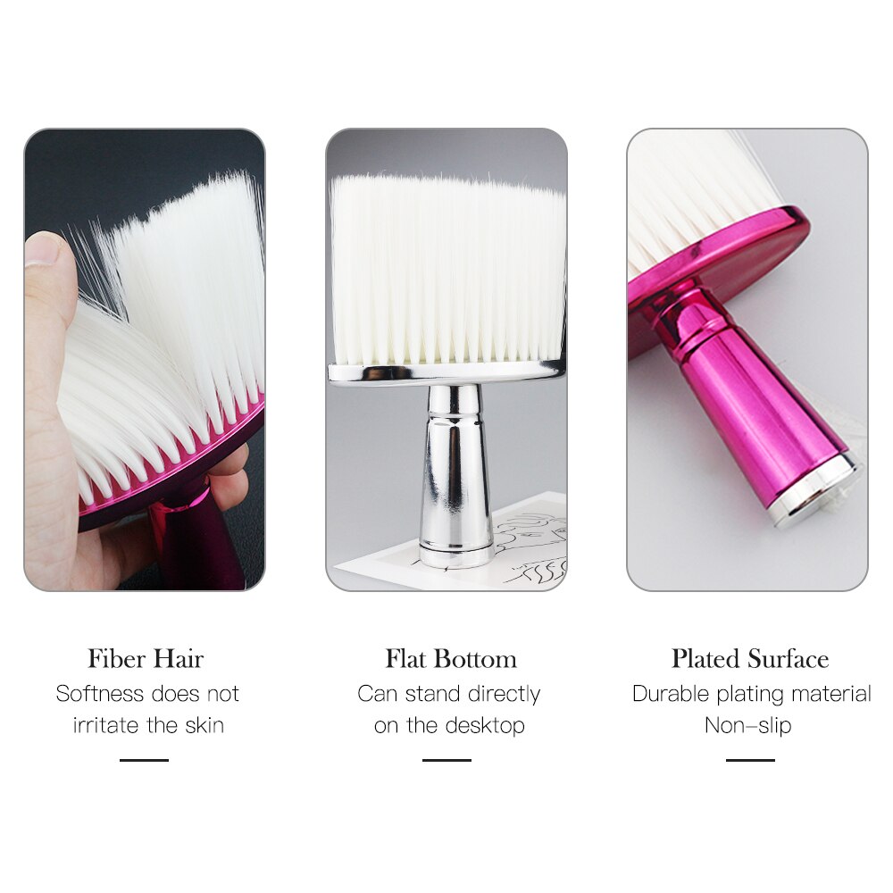 Hair Brush Soft Neck Face Duster Brush Hairdressing Hair Cutting Cleaning Brush Hair Styling Tool Barber Neck Brush