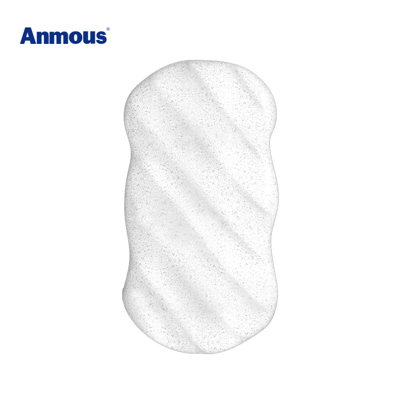Anmous Douche Spons Baby Kinderen Bad Konjac Spons Zachte Comfortabele Kids Bad Shampoo Spons Witte Kleur