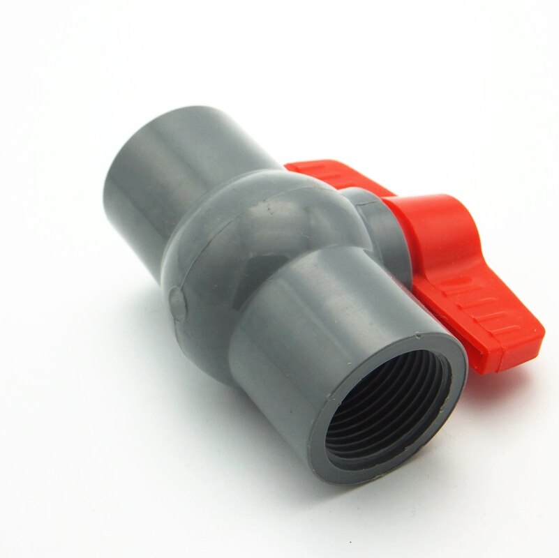 1/2" BSP Female Thread PVC Ball Valve Coupler Adapter Water Connector For Garden Irrigation System