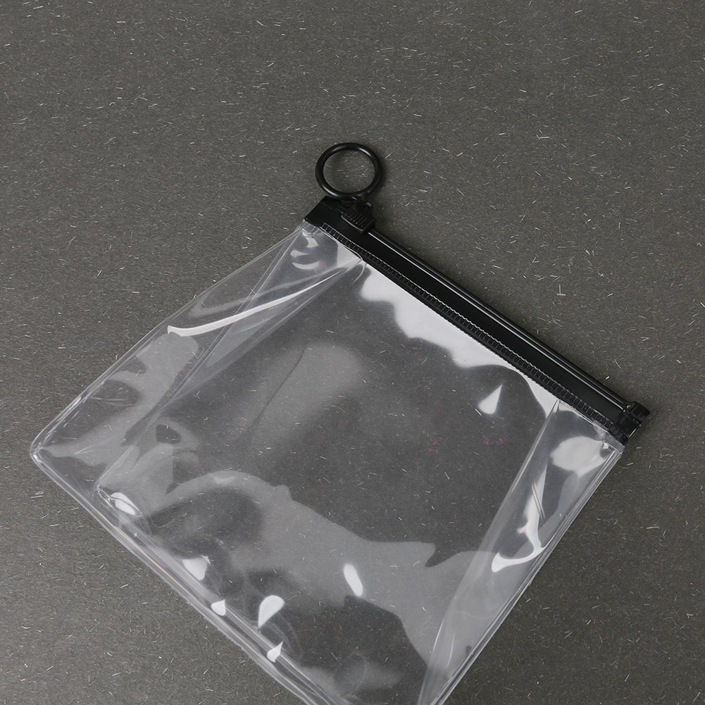 Delicate Travel Transparent Cosmetic Storage Bags Classic Texture Chic Waterproof Makeup Zipper Clutch Pouch