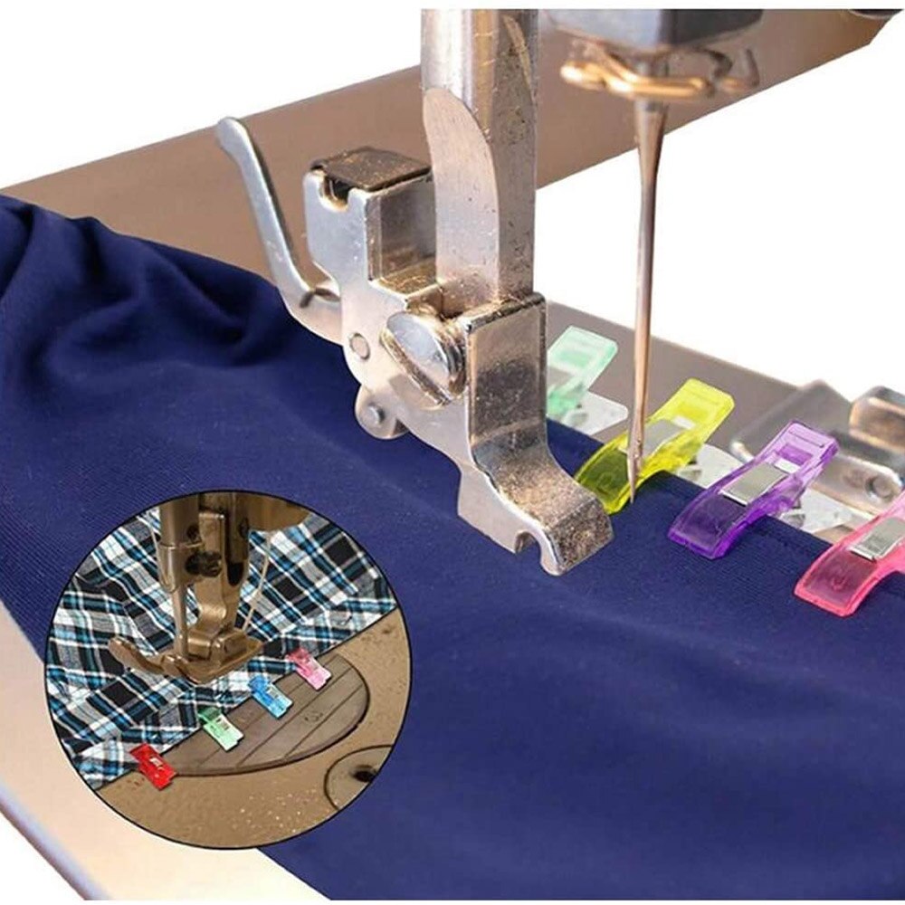 10/50Pcs DIY Sewing Clips Patchwork Accessories Fabric Clamps For Quilting Craft Sewing Needlework Plastic Clips Sewing Supplies