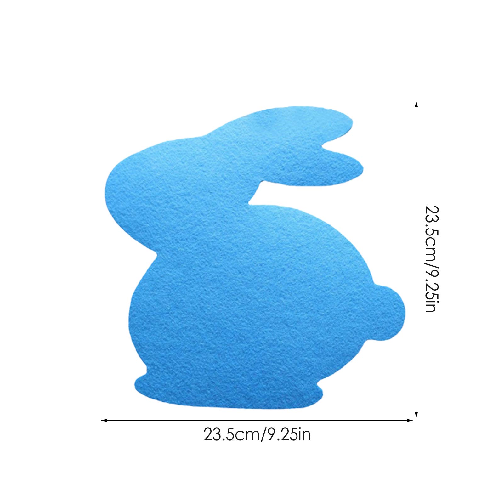 Cute Easter Bunny Bowl Dish Cup Placemats Washable Heat-Resistant Non-Slip Rabbit Place Mat For Dining Table Set Of 4 9.25 X