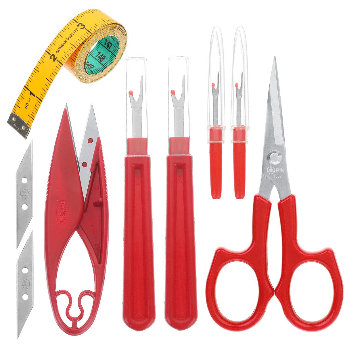 Sewing Seam Ripper Thread Seam Remover Stitch Unpicker Thread Cutter Tool With Trimming Scissors DIY Quilting Sewing Tools Set: C