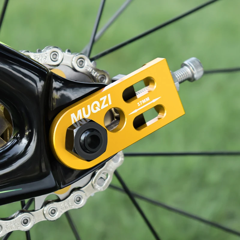 MUQZI Bicycle Chain Tensioner Single Speed Bike Chain Tension Adjuster Folding Fixed Gear Bike Chain Adjuster