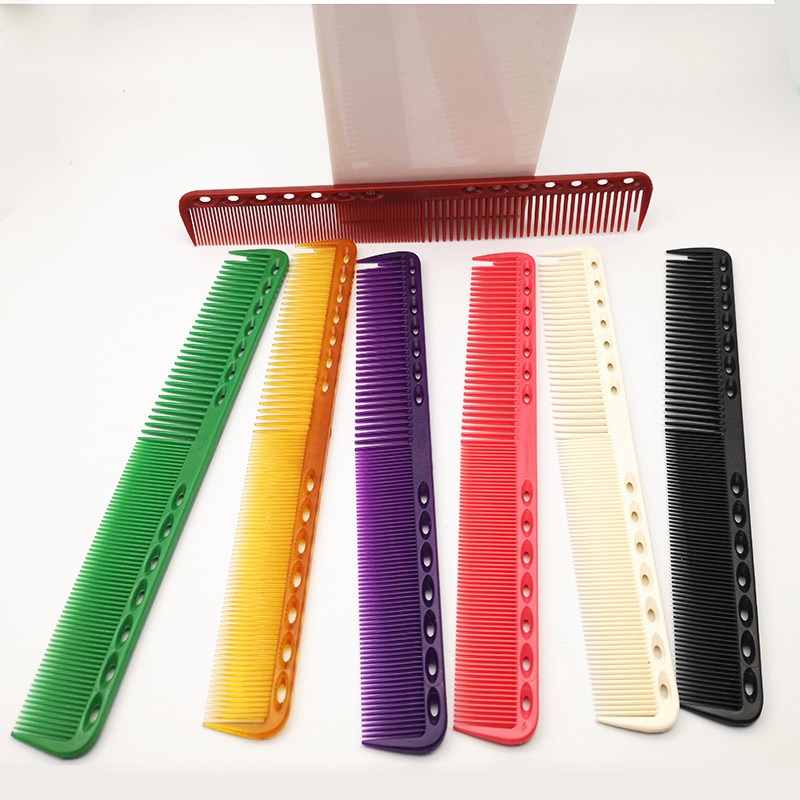 6 Colors Hair Combs Barber Hairdressing Hair Cutting Brush Anti-static Tangle Pro Salon Hair Care Styling Tool