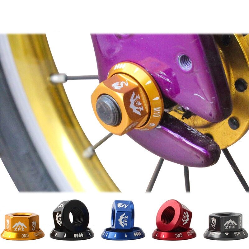 Fiets Bloem Drum Moer M8 Flens Voorwiel Achterwiel Schroef Cap 7075 Aluminium