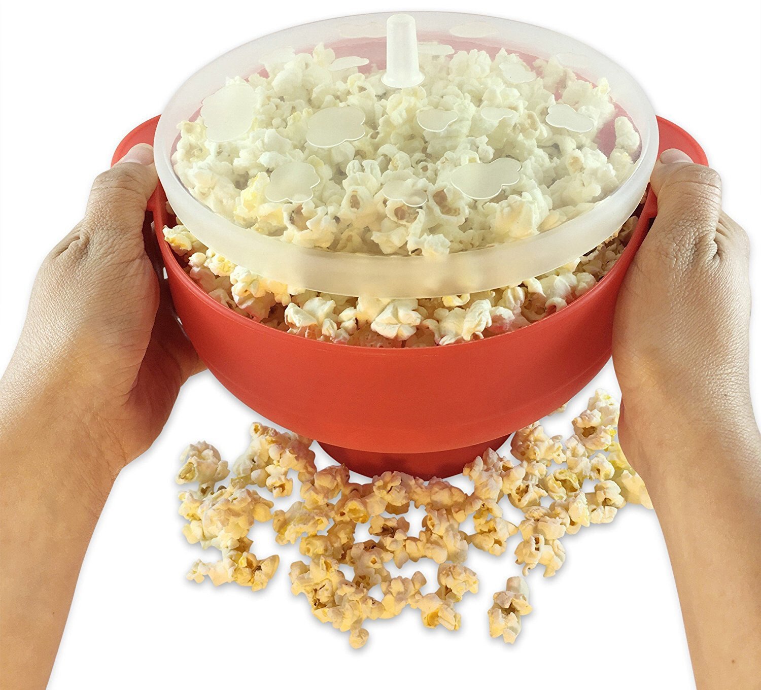 Silicone Microwave Popcorn Bowl Folding Popcorn Maker Bucket Popcorn Maker Container Contenedores de palomitas de maiz silicona